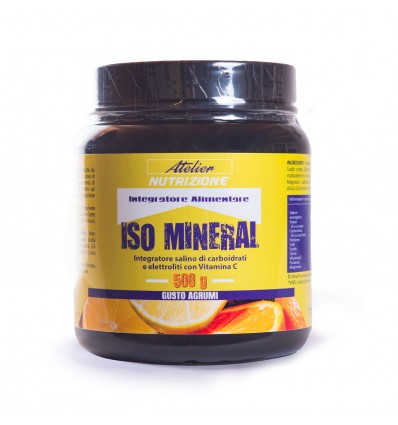 Iso mineral 500g - ATELIER NUTRIZIONE  Integratore salino di carboidrati ed elettroliti