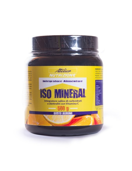 Iso mineral 500g - ATELIER NUTRIZIONE  Integratore salino di carboidrati ed elettroliti