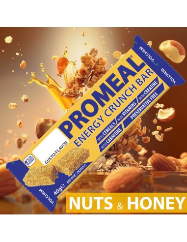 PROMEAL ® ENERGY CRUNCH  40g/ VOLCHEM NUTS&HONEY