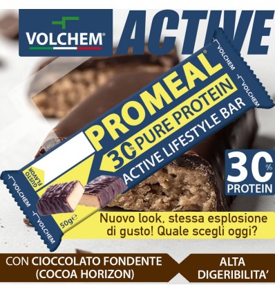 PROMEAL ZONE 40-30-30 CON CIOCCOLATO FONDENTE GUSTO CACAO ,CAFFE,CEREALI
