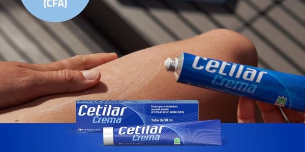 Cetilar Crema 7,5%: esteri cetilici per il massaggio di articolazioni, muscoli e tendini
