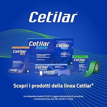 Cetilar Crema 7,5%: esteri cetilici per il massaggio di articolazioni, muscoli e tendini